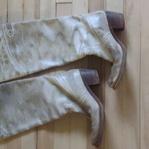 Frye Jane Tall Cuff boots in Taupe